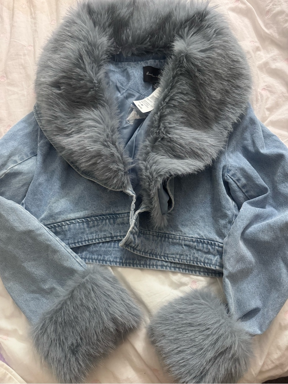 Blur faux fur Jacket